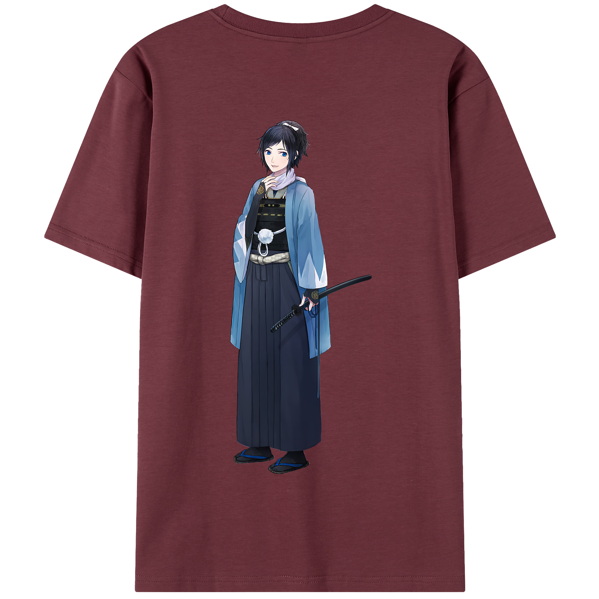 （画像用） 刀剣乱舞 Touken Ranbu 綿100％半袖Tシャツ（背面プリント）